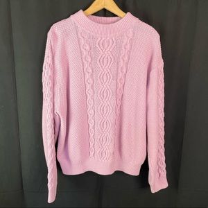 Urban Outfitters lavender cotton blend sweater